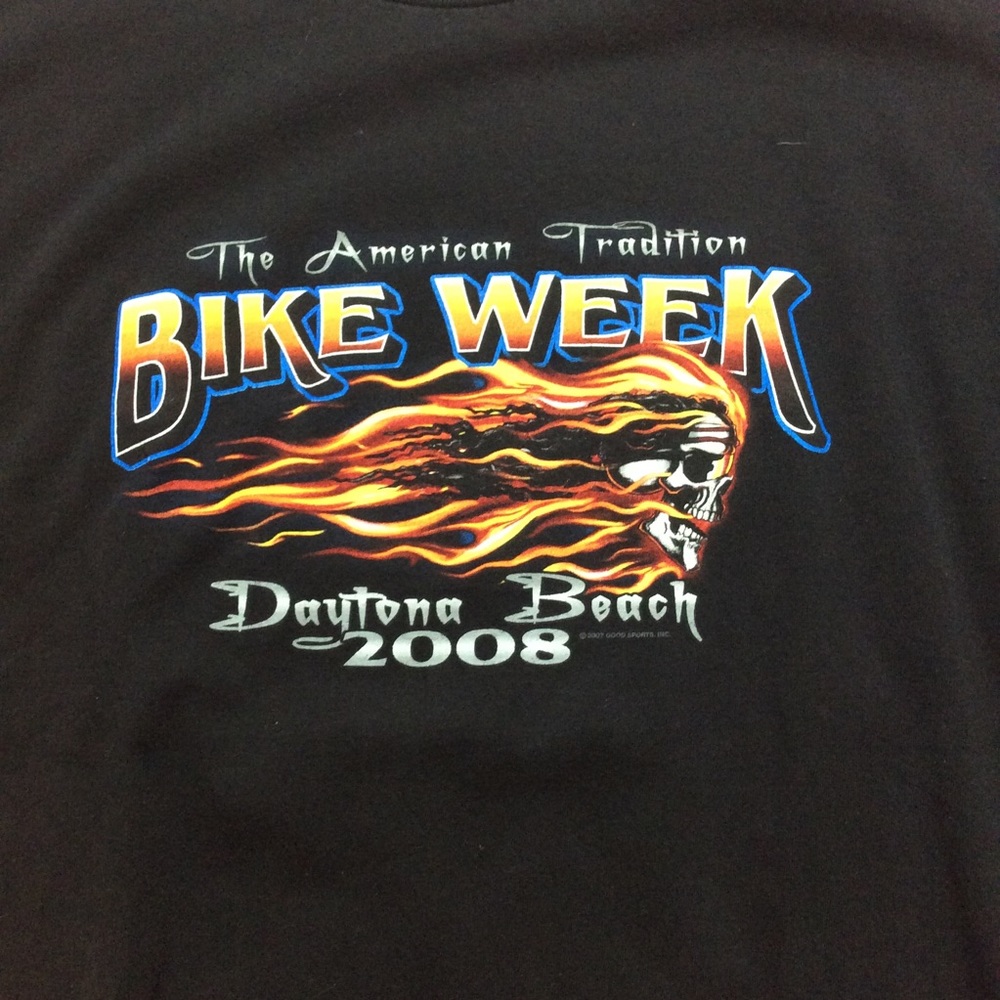 Harley Davidson 2008 Daytona bike week double side logos XL